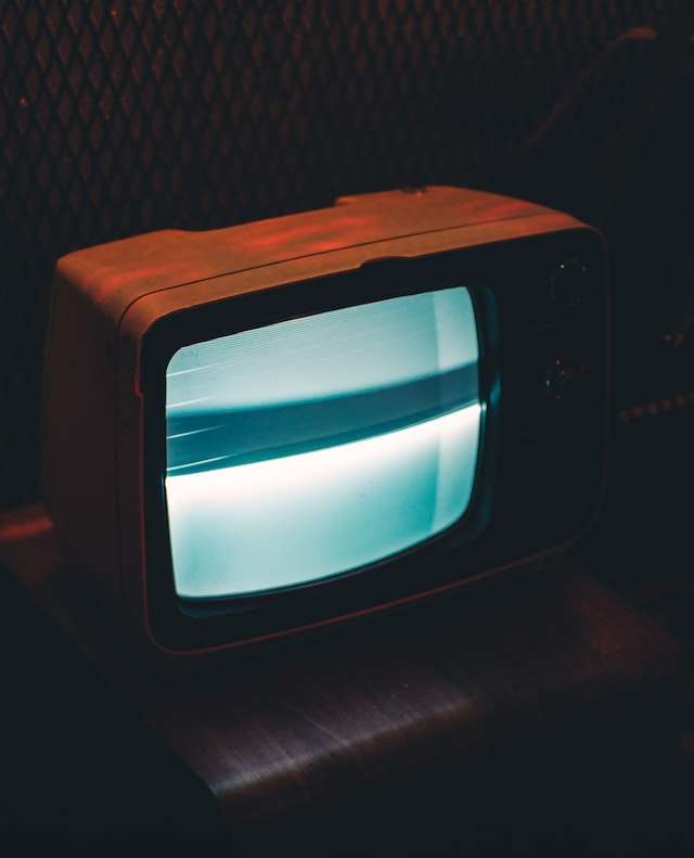 Old tv set