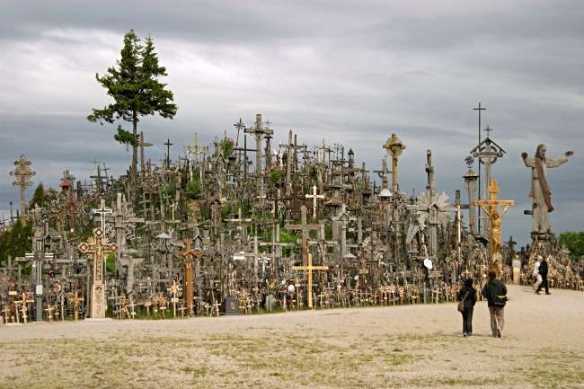 View of the Hill of Crosses