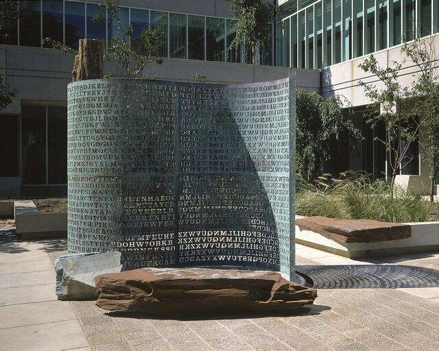 The Kryptos art piece Langley