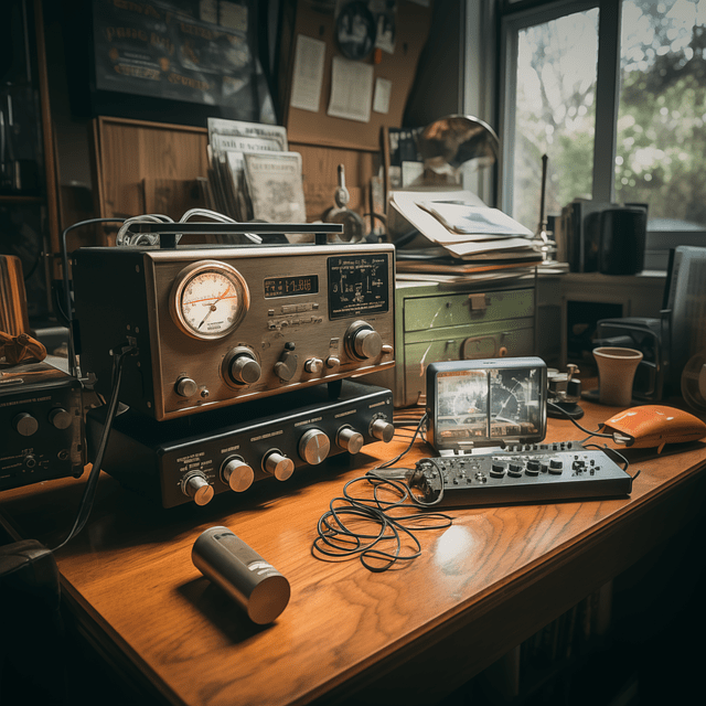 An example of a Ham radio setup